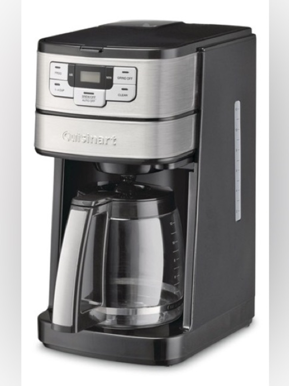 Cuisinart Black & Stainless Steel Drip Coffee Maker with Glass Carafe